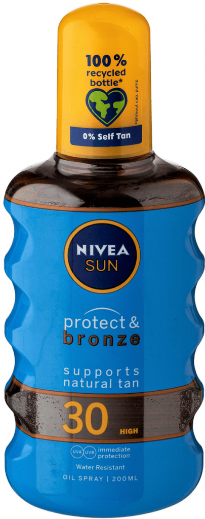 Nivea Sun Protect & Bronze olej na opalování spray podporující zhnědnutí  SPF30 200 ml od 241 Kč - Heureka.cz