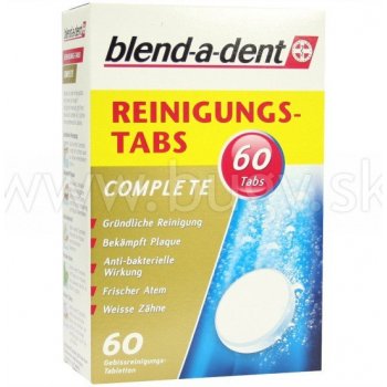 Blend-a-dent čistící tablety complete 60 tablet