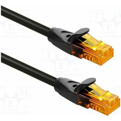 Qoltec 54564 Patch U/UTP Kat: 6 RJ45 vidlice z obou stran lanko CCA – Zboží Živě