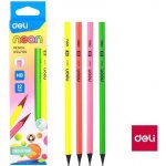 Deli EU54700 tužka HB bez gumy trojhranná neon black – Zboží Dáma