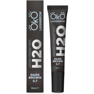 OKO H20 Liquid Hybrid Tint barva na řasy a obočí Dark Brown 5.7 15 ml – Zboží Dáma OKO H20 Liquid Hybrid Tint barva na řasy a obočí Dark Brown 5.7 15 ml – Zboží Dáma