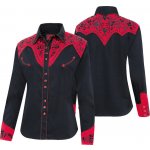 Stars & Stripes košile westernová Dolly dámská black red – Zbozi.Blesk.cz