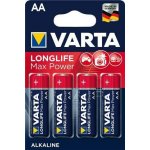 Varta LongLife Max Power AA 4ks 4706101404 – Hledejceny.cz