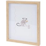 Home Styling Collection Obraz v rámu do dětského pokoje, 28 x 22,5 cm, opice hnědý – Zboží Živě