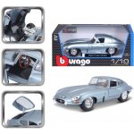 Bburago Jaguar E type Coupe stříbrná 1:18 – Hledejceny.cz