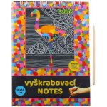 Vyškrabovací notes 10x14m 10listů – Zboží Dáma