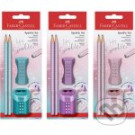 Faber Castell grafitová tužka Sparkle perleťové odstíny set 4 ks 118282 – Zboží Živě