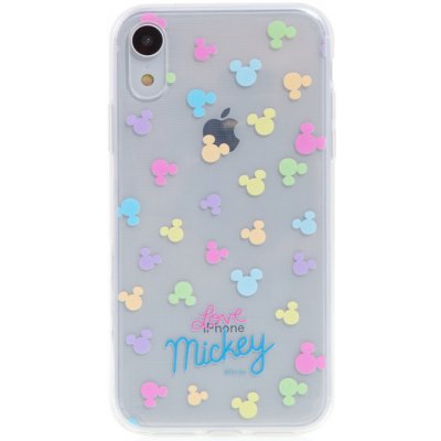 Pouzdro AppleMix Disney Apple iPhone Xr - hlavy myšáka Mickeyho - gumové - barevné – Zboží Mobilmania