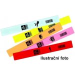 Zebra Z-Band Fun náramkové pásky, DT, 25 mm x 254 mm, 4 x 350ks, zelená – Zboží Živě