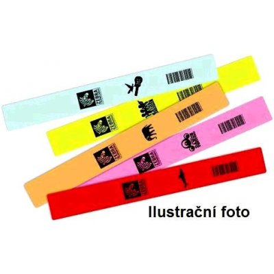 Zebra Z-Band Fun náramkové pásky, DT, 25 mm x 254 mm, 4 x 350ks, zelená – Zboží Živě