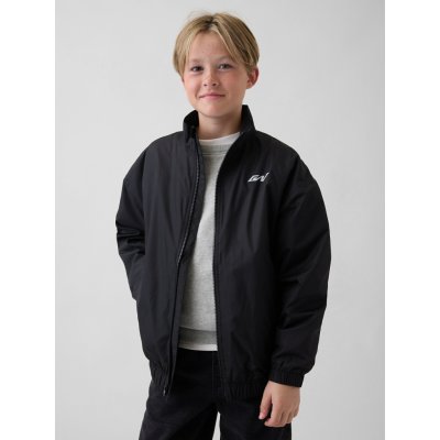 GAP dětská bunda s logem Windbreaker černá – Zboží Dáma