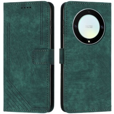 Vsechnonamobil STRIPE Peněženkové pouzdro s řemínkem Honor Magic5 Lite zelené 65016 – Zboží Mobilmania