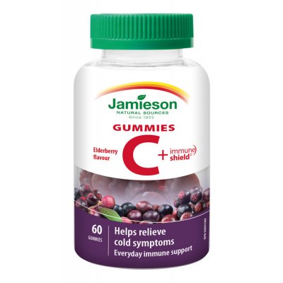 Jamieson Vitamin C+ Immune Shield Gummies 60 pastilek – Zbozi.Blesk.cz