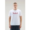 Pánské Tričko Woolrich tričko EMBROIDEred LOGO T-SHIRT bílá