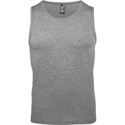 Sol'S pánské bavlněné tílko Justin šedý melír – Zboží Dáma