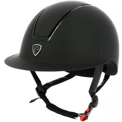 EQUITHEME Bezpečnostní helma Glin Mat black matt black – Zboží Dáma