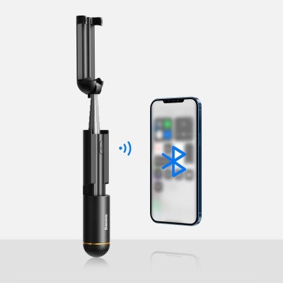 Baseus Mini Bluetooth skládací selfe tyč Black SUDYZP-G01