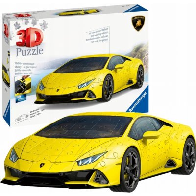 Ravensburger 3D Puzzle Lamborghini Huracán Evo Žluté 108 ks – Zboží Dáma