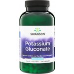 Swanson Glukonát Draselný 99 mg 250 kapslí – Hledejceny.cz