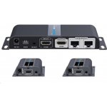 PremiumCord HDMI 1-2 splitter+extender po CAT6/6a/7, FULL HD, 3D KHSPLIT2G – Zboží Živě