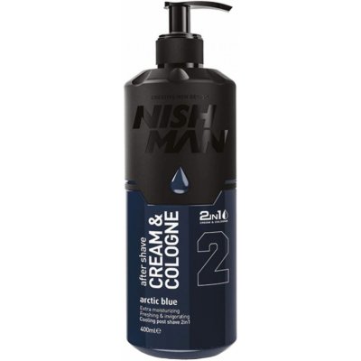 Nishman Cream and Cologne krémová voda po holení Arctic Blue 02 400 ml – Zboží Dáma