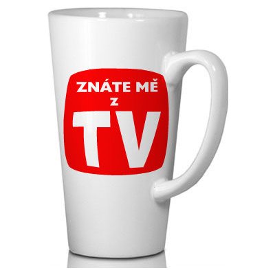Hrnek Latte Grande Znáte mě z TV 450 ml – Sleviste.cz