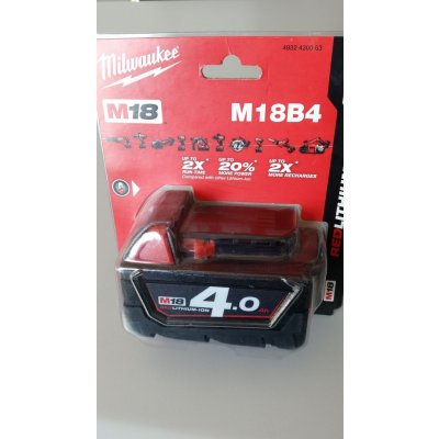 Milwaukee M18 B4 18V/4Ah 4932430063 – Hledejceny.cz