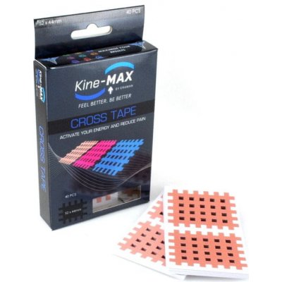 KinemAX Cross Tape křížový tejp tělový 52 x 44mm 40 ks – Hledejceny.cz