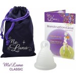 Me Luna menstruační kalíšek XL Shorty s očkem čirá – Sleviste.cz