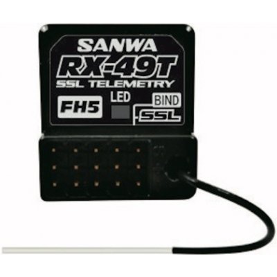 RX-49T FH5/FH5U přijímač telemetrický SANWA – Zboží Dáma