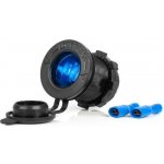 Vodotěsná zásuvka do autozapalovače s ČERVENÝM LED podsvícením 12/24V AMIO-04220, , ,