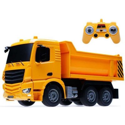 Fleg Sklápečka na dálkové ovládání Mercedes-Benz arocs Dump Truck 2,4Ghz RTR 1:26 – Zbozi.Blesk.cz