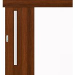 ERKADO Posuvné dveře na stěnu Eko 1 Ořech 3D Greko 70 x 197 cm – Sleviste.cz