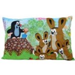 Moravská ústředna Polštář Krtek a zajíci Krteček 45x30 PLYŠ – Zboží Dáma