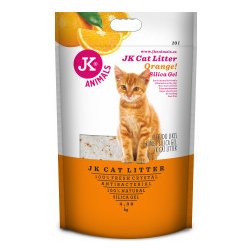 JK Animals Litter Silica gel orange kočkolit 4,3 kg/10 l