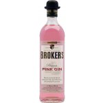 Brokers Pink Gin 40% 0,7 l (holá láhev) – Hledejceny.cz