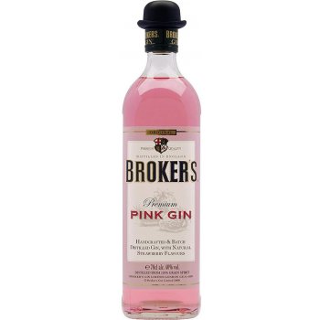 Brokers Pink Gin 40% 0,7 l (holá láhev)