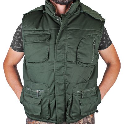 Gold Champion zateplená zelená army – Zboží Dáma