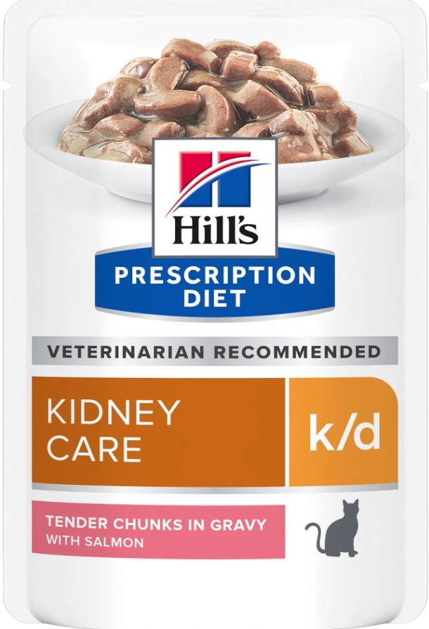 Hill\'s Prescription Diet k d Kidney Care pro kočky losos v hliníkovej 12 x 85 g