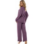 L&L dámská souprava 2414 volný střih fialová – Zboží Mobilmania
