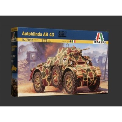Italeri Model Kit military 6603 Autoblinda AB 43 1:48