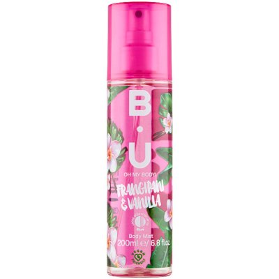 B.U. Oh My Body! Frangipani & Vanilla tělový sprej 200 ml