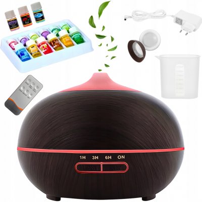 Ruhhy Aroma difuzér zvlhčovač tmavý 400 ml – Hledejceny.cz