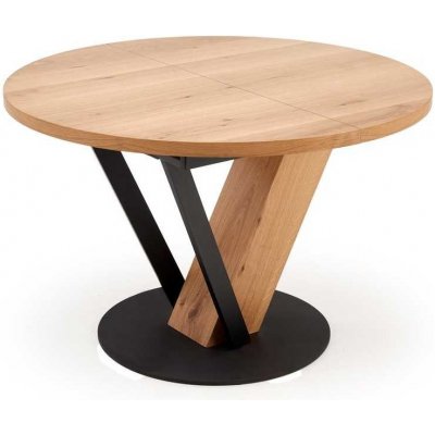 Halmar Jídelní stůl Medina kulatý 120-160 x 120 cm dub černá – Zboží Dáma Halmar Jídelní stůl Medina kulatý 120-160 x 120 cm dub černá – Zboží Dáma