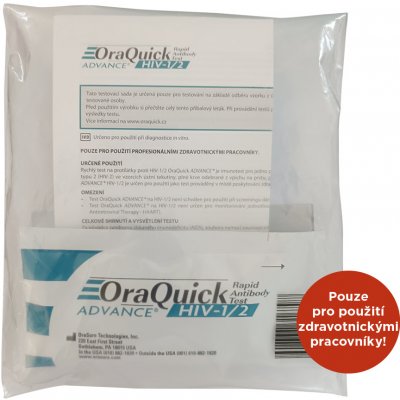 HIV/AIDS Oraquick Advance HIV-1 /2 Rapid antibakteriální test