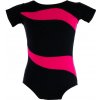 Dívčí taneční sukně a dresy Dres VFstyle gymnastický Waves růžovo-černá