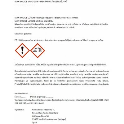 Herba Max Vapo Gun antiparazitní sprej 500 ml – Zboží Dáma