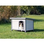 Trixie Natura bouda pro psa s rovnou střechou S-M šedá 85 x 58 x 60 cm – Zboží Dáma