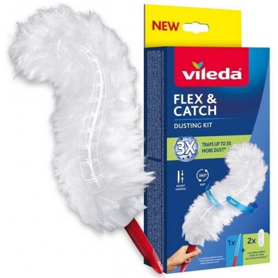 Vileda Flex & Catch 179432 prachovka s krátkou rukojetí – Zboží Dáma