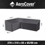 Ochranný obal na rohovou sedačku 7990 Aerocover 270x210x85 v.65/90 cm levý roh – Hledejceny.cz